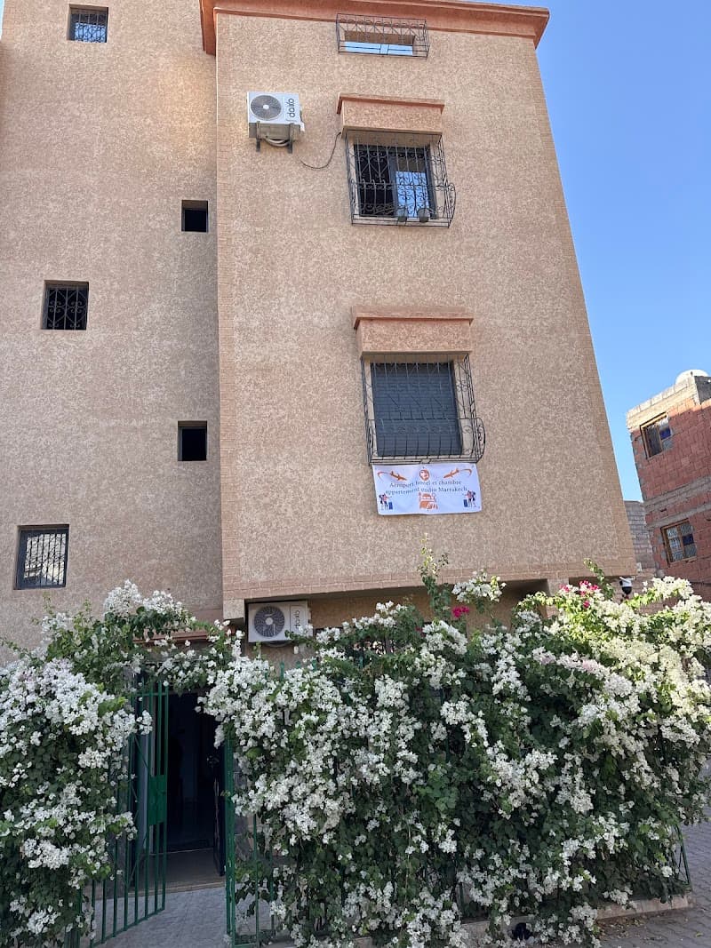 Aéroport auberge studio hostel chambre maison Marrakech